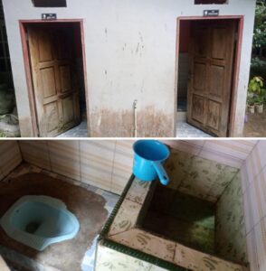 Kondisi Toilet sekolah yang tidak sesuai standar, dan perlu penambahan bangunan baru