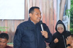 Kapolres Anambas saat memberikan sambutan dalam kegiatan