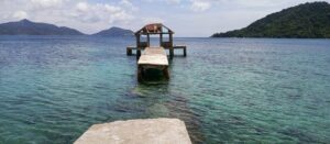 Kondisi pelabuhan nelayan di Dusun Sedanau, Desa Rewak, Kecamatan Jemaja Kabupaten Pelauan Anambas