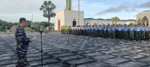 Komandan Pangkalan TNI AL (Lanal) Ranai, Kolonel Laut (P) Ady Dharmawan, S.IP., P.S.C., selaku koordinator dua dalam rangkaian HUT TNI ke 80