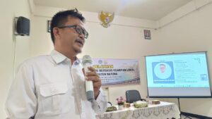 Nikolas Panama, SH., M.Pd., M.H, dosen jurnalistik UMRAH sekaligus Penguji Uji Kompetensi Jurnalis (UKJ) Aliansi Jurnalis Independen (AJI) – Dewan Pers