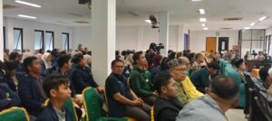 Antusian mahasiswa saat mengikuti kuliah umum