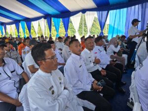 Para Kades SE Pulau Jemaja saat Hadiri undangan di Acara peresmian pelabuhan Penyeberangan Letung di Kuala maras