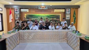 Kejaksaan Negeri (Kejari) Natuna melalui Seksi Intelijen saat menggelar Rapat Koordinasi Tim Pengawasan Aliran Kepercayaan dan Aliran Keagamaan dalam Masyarakat (PAKEM) ke-3 Tahun 2025, bertempat di Aula Kejari Natuna