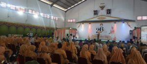 Pelaksanaan Hut Ke 2 26 Tuhan Dharma Wanita di Gudang BPMS Kelurahan Tarempa