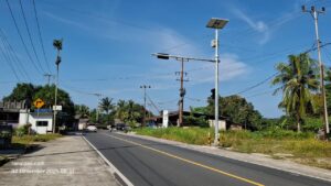 Proyek pemasangan Traffic Warning Light (TWL) yang terletak di kawasan sesudah tikungan rawan kecelakaan di Jln GH. Adam Malik Kelurahan Bandarsyah Kecamatan Bunguran Timur Kabupaten Natuna Provinsi Kepulauan Riau yang di bangun dan di bawah pengawasan kewenangan BPTD Kelas II Kepri melalui Anggaran Pendapatan dan Belanja Negara (APBN) 2025