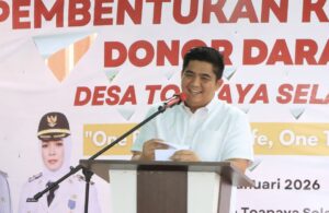 Bupati Bintan Roby Kurniawan saat memberikan sambutan