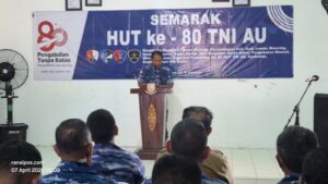 Komandan Lanud RSA Natuna, Marsekal Pertama (Marsma) TNI Onesmus Gede Rai Aryadi, S.E., M.M., M.Han