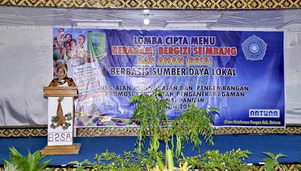 Wabup Ngesti Tutup Lomba Cipta Menu B2SA Berbasis Sumber Daya Lokal Natuna