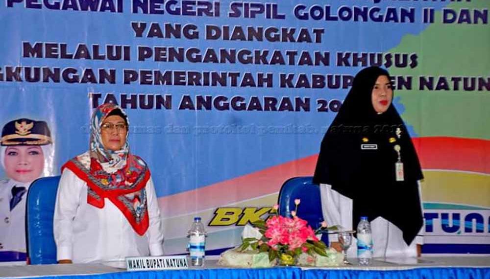 Penutupan Pendidikan Prajabatan CPNS Golongan II dan III di Lingkungan Pemkab Natuna Tahun 2018