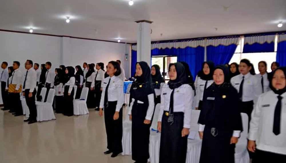 Penutupan Pendidikan Prajabatan CPNS Golongan II dan III di Lingkungan Pemkab Natuna Tahun 2018