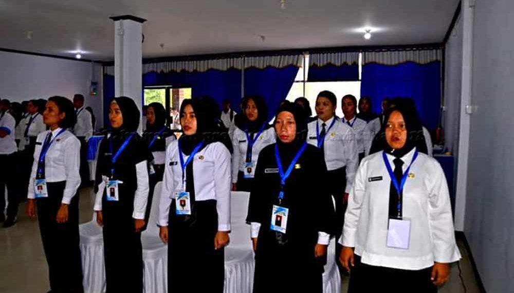 Penutupan Pendidikan Prajabatan CPNS Golongan II dan III di Lingkungan Pemkab Natuna Tahun 2018