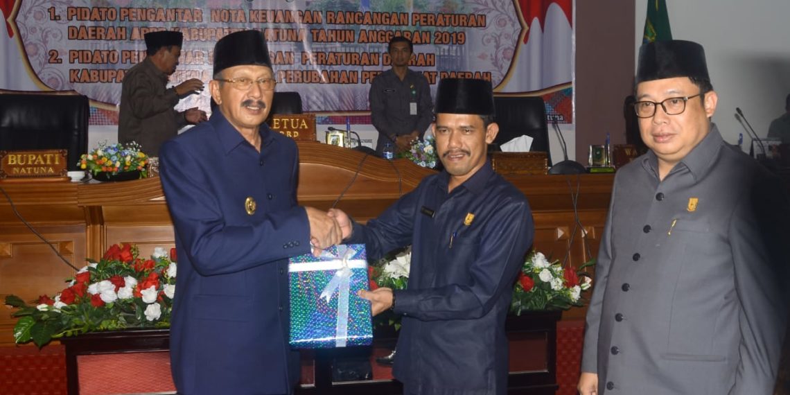 Bupati, Hamid Rizal sampaikan Pidato Nota Keuangan Ranperda APBD 2019