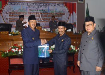 Bupati, Hamid Rizal sampaikan Pidato Nota Keuangan Ranperda APBD 2019