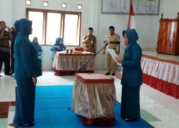 Nurhayati Hamid Rizal Lantik Ketua Tim Penggerak PKK Suak Midai