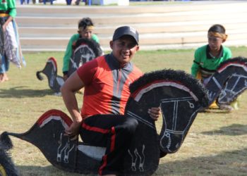 Peringatan HPN 73 Di Natuna, Kesenian Kuda Lumping Memukau Warga Kota Ranai