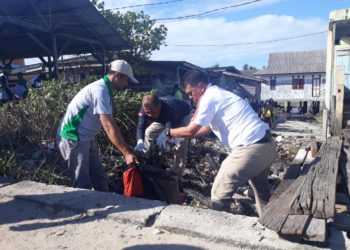 Sekda Wan Siswandi, Hadiri Peringatan Hari Sampah Nasional di Midai