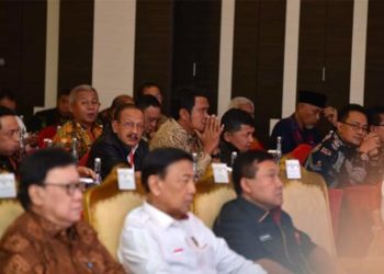 Bupati Hamid Rizal Hadiri Rakor Kewaspadaan Nasional Pemantapan Pemilu Serentak 2019
