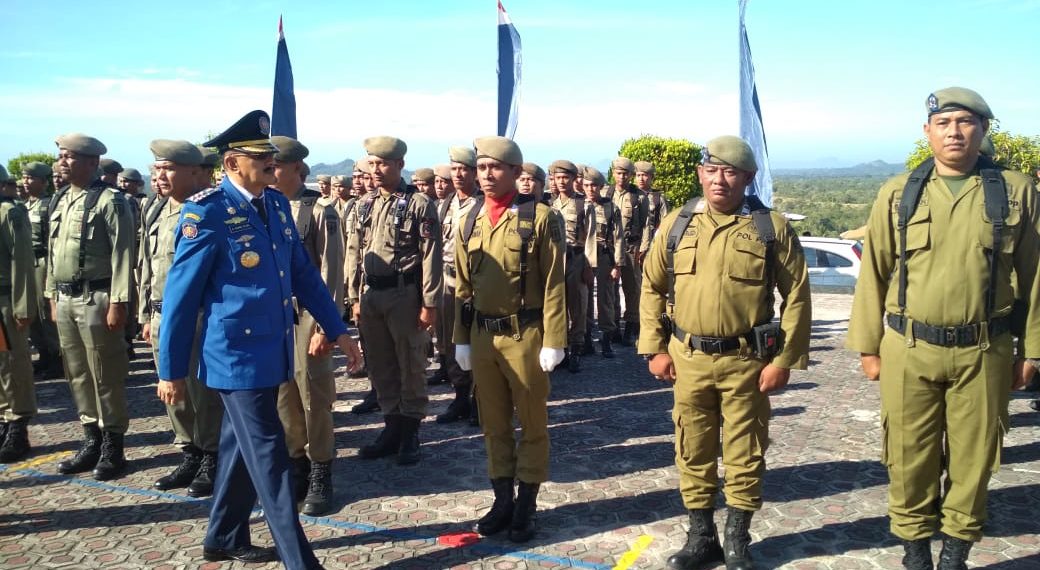 Apel Rutin 17 Hari Bulan, Peringati HUT Tiga Instansi, Bupati Hamid Berikan 4 Instruksi Ke OPD