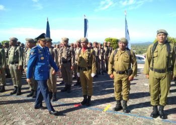Apel Rutin 17 Hari Bulan, Peringati HUT Tiga Instansi, Bupati Hamid Berikan 4 Instruksi Ke OPD