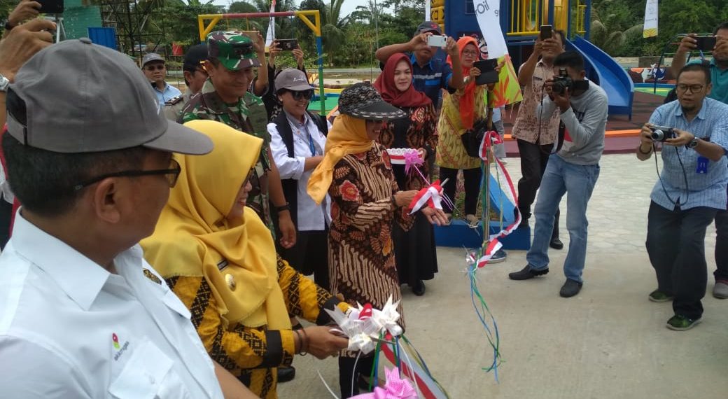 Hasil CSR SKKMigas, Pantai Kencana Miliki Pasum Khusus Permainan Anak & Fasilitas Olah Raga