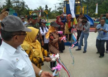 Hasil CSR SKKMigas, Pantai Kencana Miliki Pasum Khusus Permainan Anak & Fasilitas Olah Raga