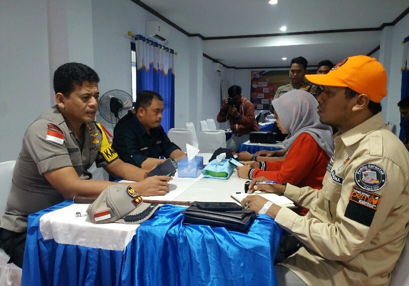 Terus Tekan Kondisi Kondusifitas, Kapolres Natuna Gelar Rapat Koordinasi Terbatas Dengan Penyelenggara Pemilu