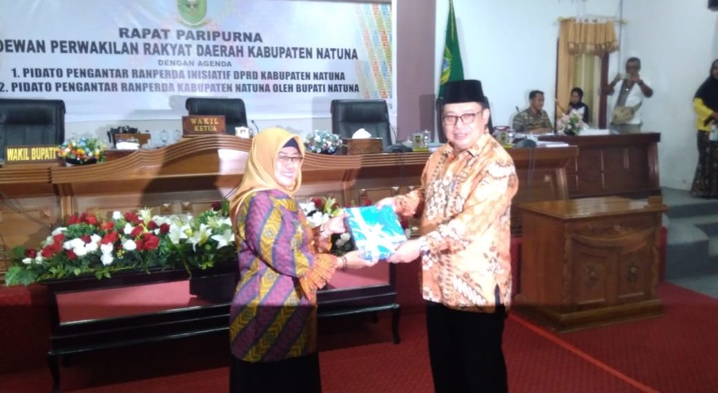 Wabup Ngesti Sampaikan 51 Usulan Ranperda Kepada DPRD Natuna