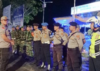 Cipta Kondisi, Polres dan Kodim 0318 Natuna Adakan Patroli Gabungan