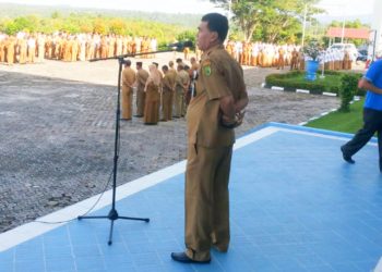 Pasca Libur Lebaran, Sekda Pimpin Apel Hari Pertama Kerja