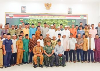 Jaga Kedaulatan NKRI, Kodim 0318 Natuna Gelar Halal Bihalal dan Komsos