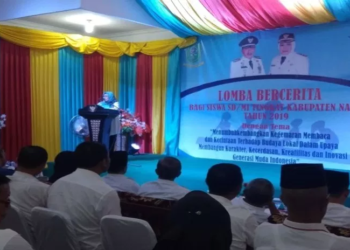 Wakil Bupati Natuna Hj. Ngesti, Lomba Gemar Bercerita Aset Lokal Yang Hampir Terlupakan