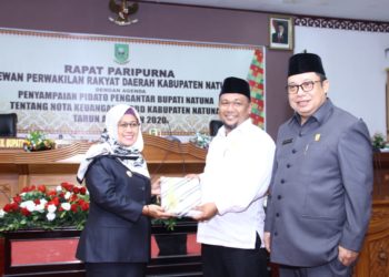 Wabup Ngesti Sampaikan Nota RAPBD Natuna T.A 2020 Sebesar 1,35 Teriliyun