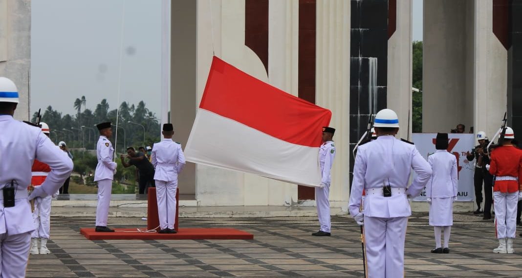 Upacara HUT RI ke 74 Natuna, Dilaksanakan Dikompleks Halaman Mesjid NGU