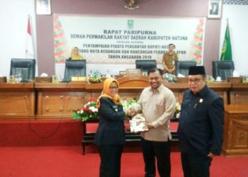 Wabup Ngesti Bacakan Nota Keuangan RPAPBD T.A 2019