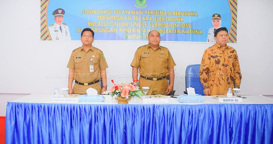 Tingkatkan Pelayanan Perizinan dan Non Perizinan, Pemkab Natuna Sosialisasi Aplikasi OSS