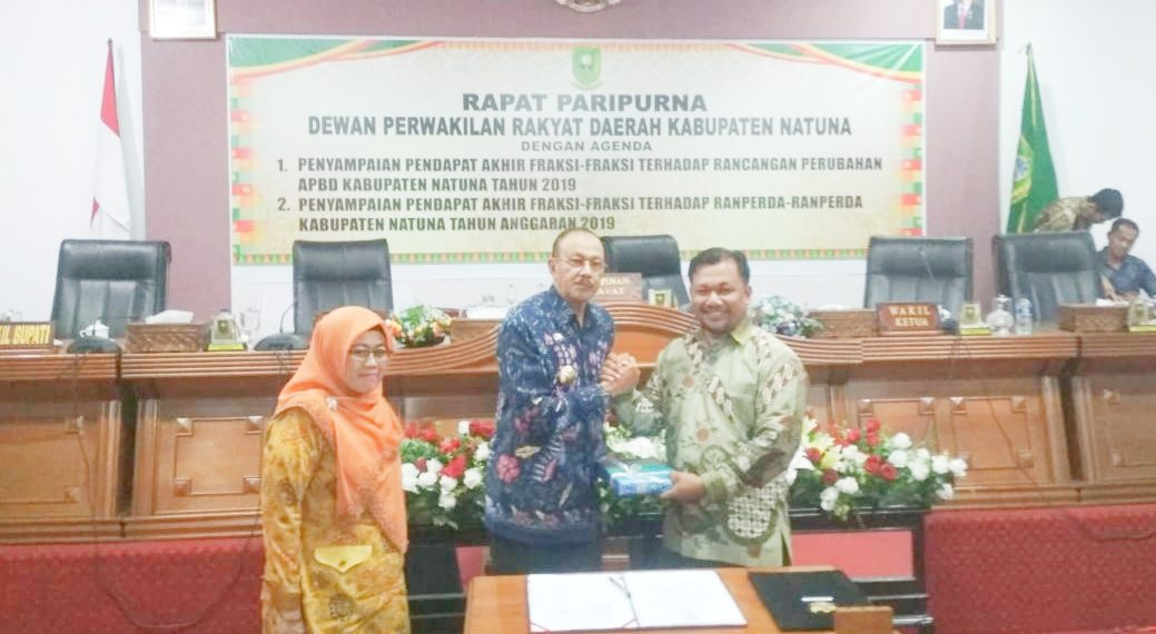 APBD Natuna Bertambah Rp. 178,20 Milyar di APBD Perubahan 2019