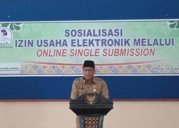 Sosialisasi Izin Usaha Elektronik, Melalui OSS Hadirkan 50 Orang Peserta Pelaku UKM
