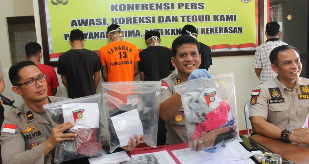 Polres Natuna Tahan 5 Pelaku Pencabulan Anak Bawah Umur