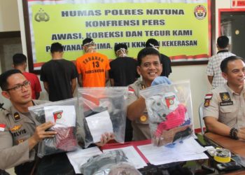 Polres Natuna Tahan 5 Pelaku Pencabulan Anak Bawah Umur