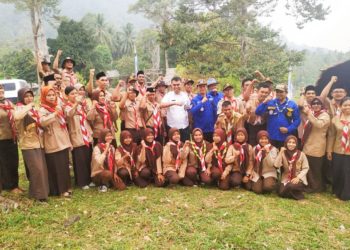 Sekda Natuna, Tinjau Pelatihan Pramuka Natuna
