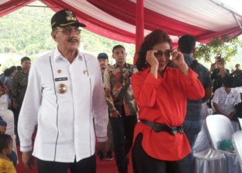 Bupati Hamid Rizal Dampingi Mentri KKP Resmikan Pengoprasian SKPT Natuna