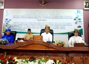 DPRD Natuna Gelar Paripurna Peringatan HUT Natuna Ke – 20