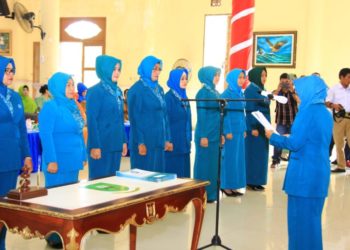 Nurhayati Hamid Rizal Kembali Lantik 11 Orang Ketua PKK Kecamatan