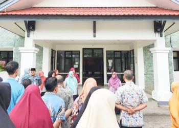 Awali Kerja 2020, Wabup Ngesti Pimpin Apel dan Tinjau Pelayanan Di RSUD Natuna