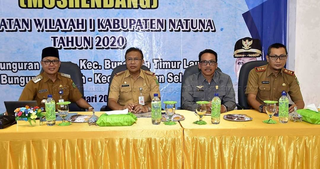 Asisten III Resmi Buka Musrenbang Kecamatan Wilayah I Natuna 2020, DPRD Kawal Aspirasi Masyarakat dari Bawah