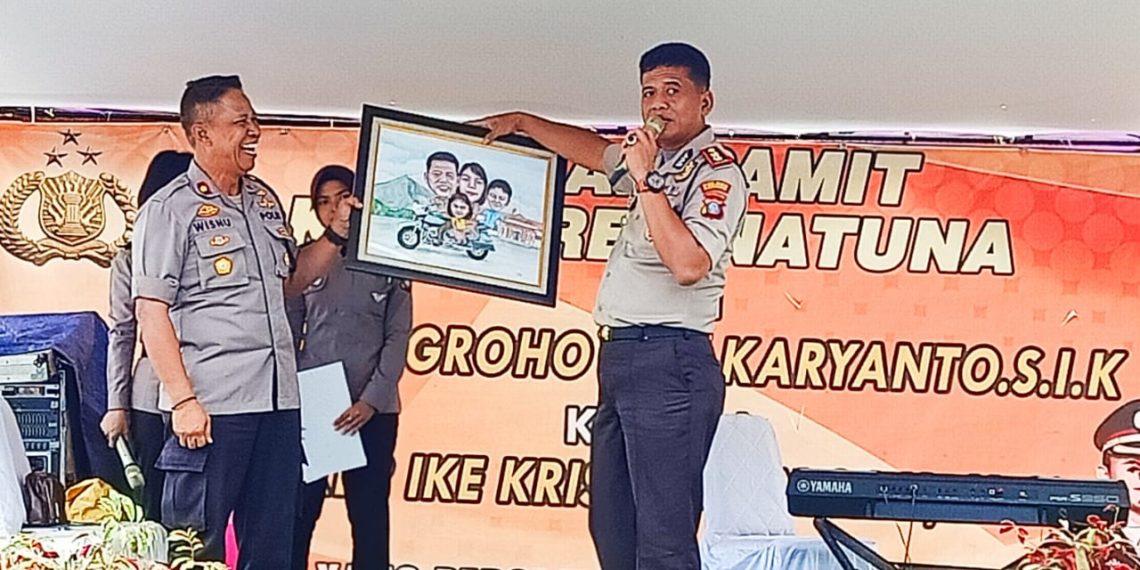 Kenal Pamit AKBP Nugroho DK dan AKBP Ike Krisnadian bersama Jajaran Polres Natuna