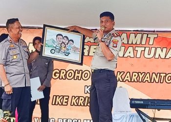 Kenal Pamit AKBP Nugroho DK dan AKBP Ike Krisnadian bersama Jajaran Polres Natuna