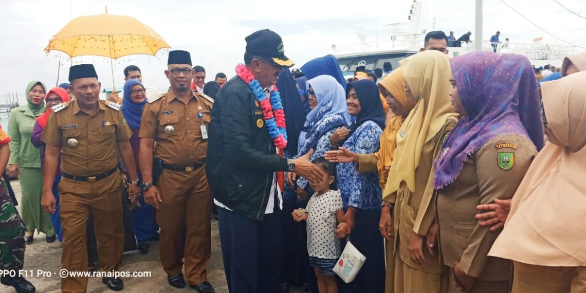 Mendadak, Bupati Natuna Sidak Proyek Pembangunan Puskesmas Type B Kecamatan Midai Mangkrak