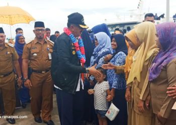 Mendadak, Bupati Natuna Sidak Proyek Pembangunan Puskesmas Type B Kecamatan Midai Mangkrak